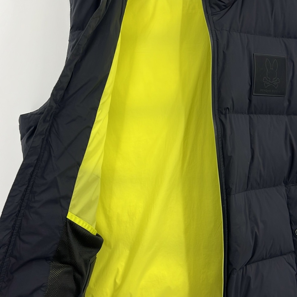 NW5T’S Psycho Bunny Anderson Down Puffer Vest X Large Men's Black Puffer Vest - Picture 5 of 16
